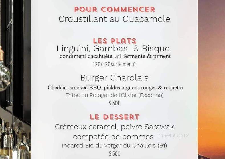 Restaurant L'Olivier - Granby, QC menu_pic