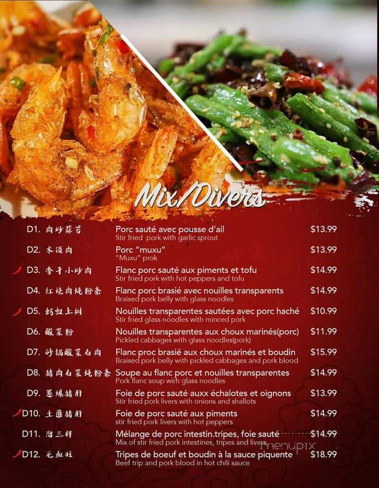 Chez Better - Montreal, QC menu_pic