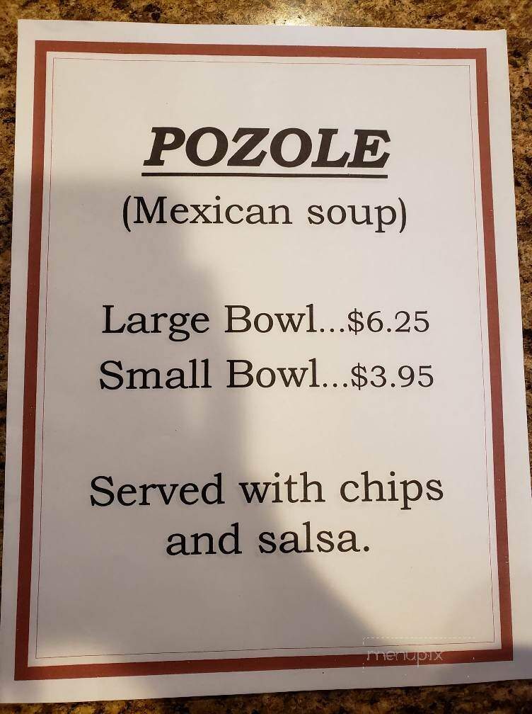 La Casita Restaurant - Lovelock, NV menu_pic