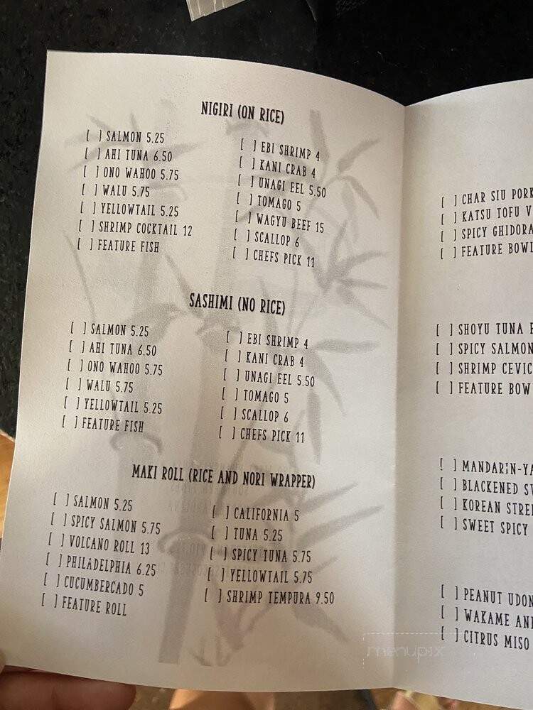 Fish Co Sushi and Noodle Bar - Southern Pines, NC menu_pic