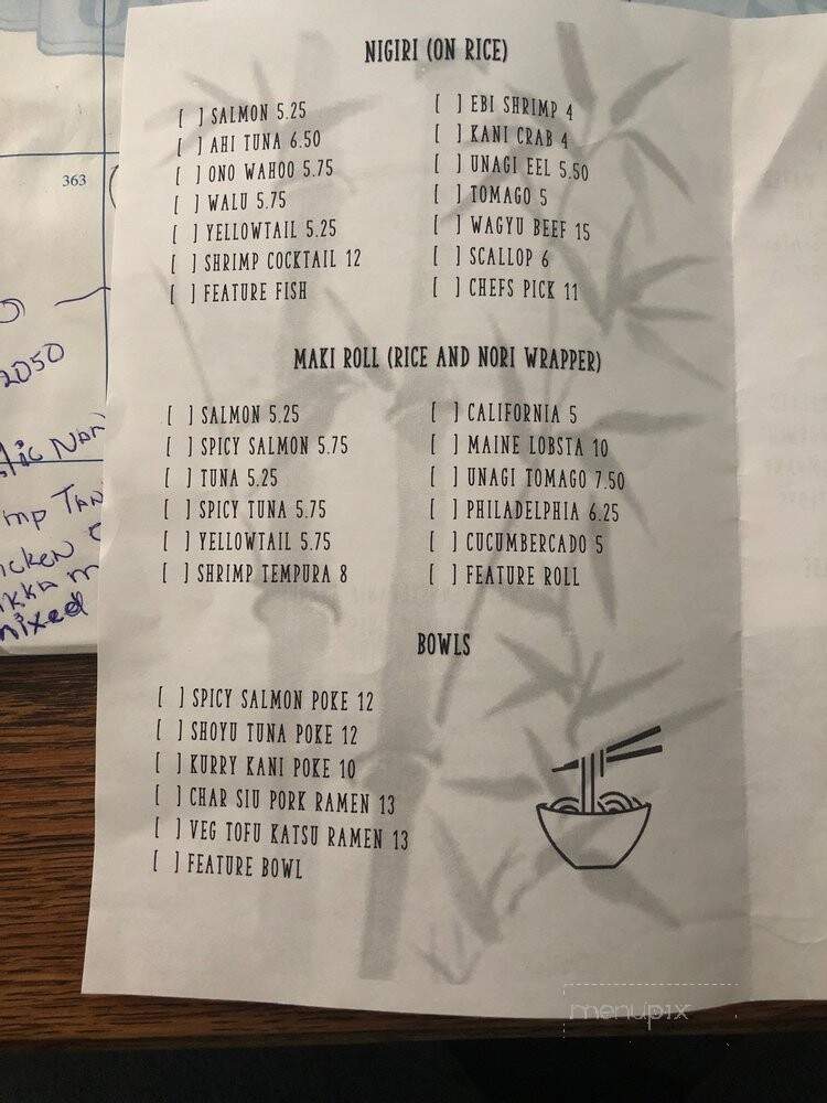 Fish Co Sushi and Noodle Bar - Southern Pines, NC menu_pic