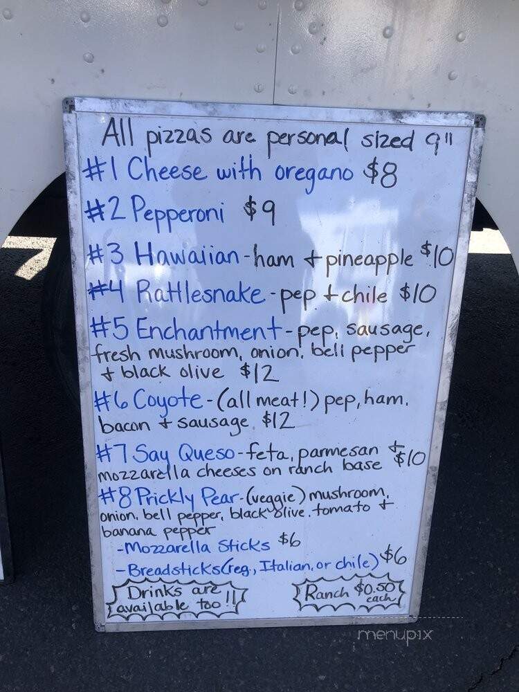 Parker's Pizza - Albuquerque, NM menu_pic