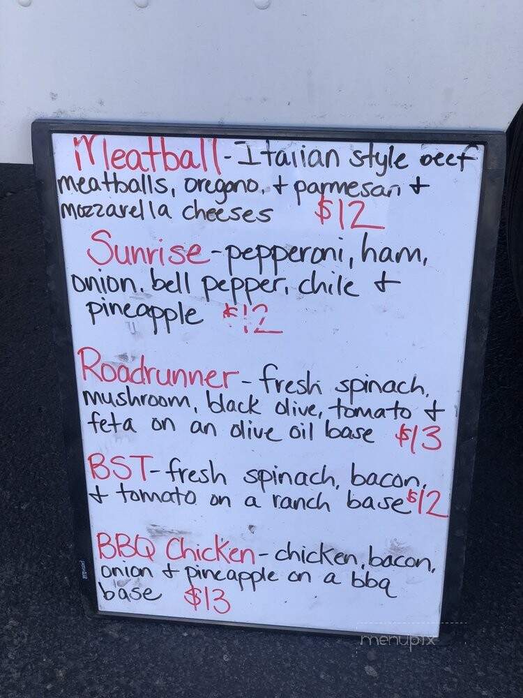 Parker's Pizza - Albuquerque, NM menu_pic