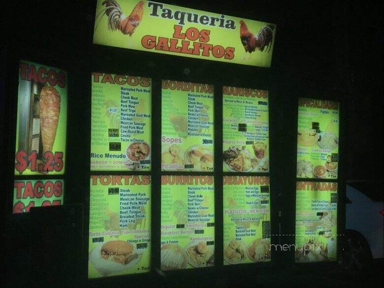 Los Gallitos - Denver, CO menu_pic