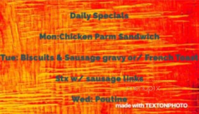 Lariat Club - Velva, ND menu_pic