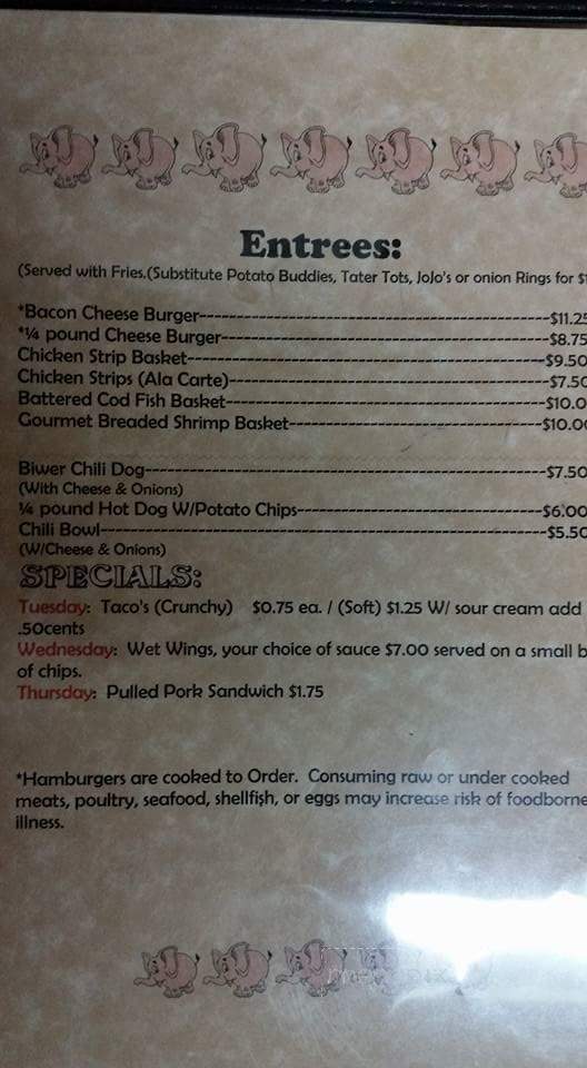 Pink Elephant - Salem, OR menu_pic