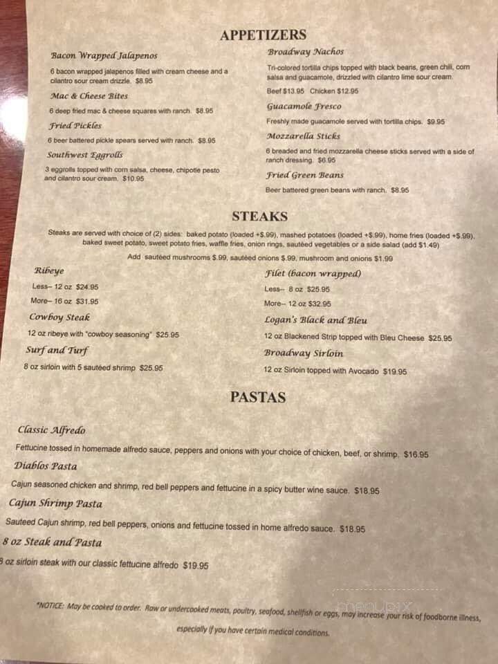 On Broadway - Imperial, NE menu_pic
