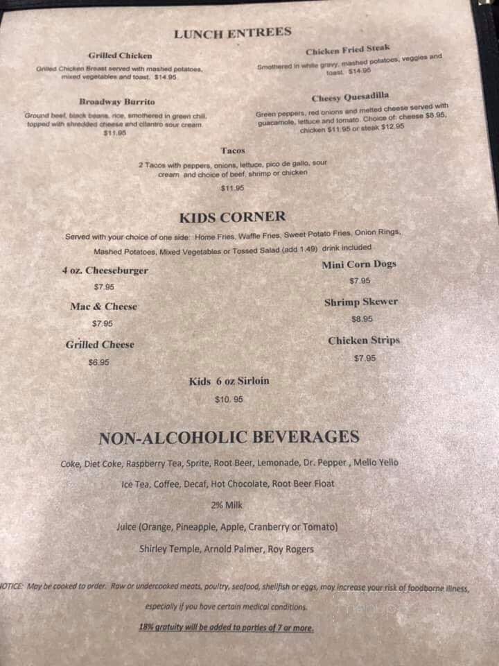 On Broadway - Imperial, NE menu_pic