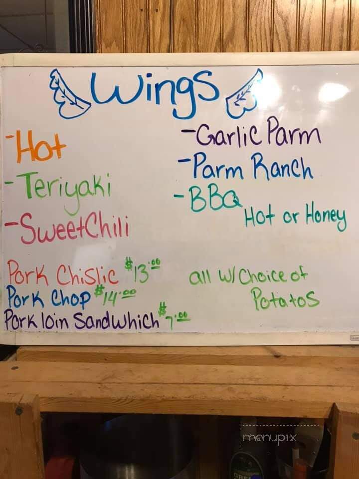 Chahal's Bar & Grill - Highmore, SD menu_pic