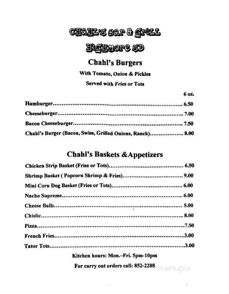 Chahal's Bar & Grill - Highmore, SD