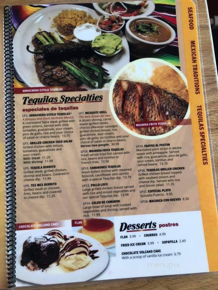 Tequila Mexican Restaurant - Gulf Shores, AL menu_pic