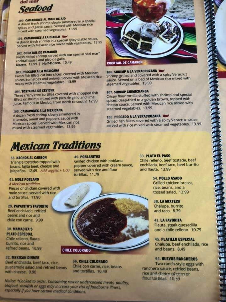 Tequila Mexican Restaurant - Gulf Shores, AL menu_pic