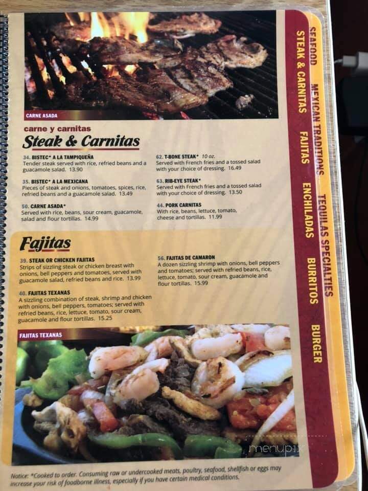 Tequila Mexican Restaurant - Gulf Shores, AL menu_pic