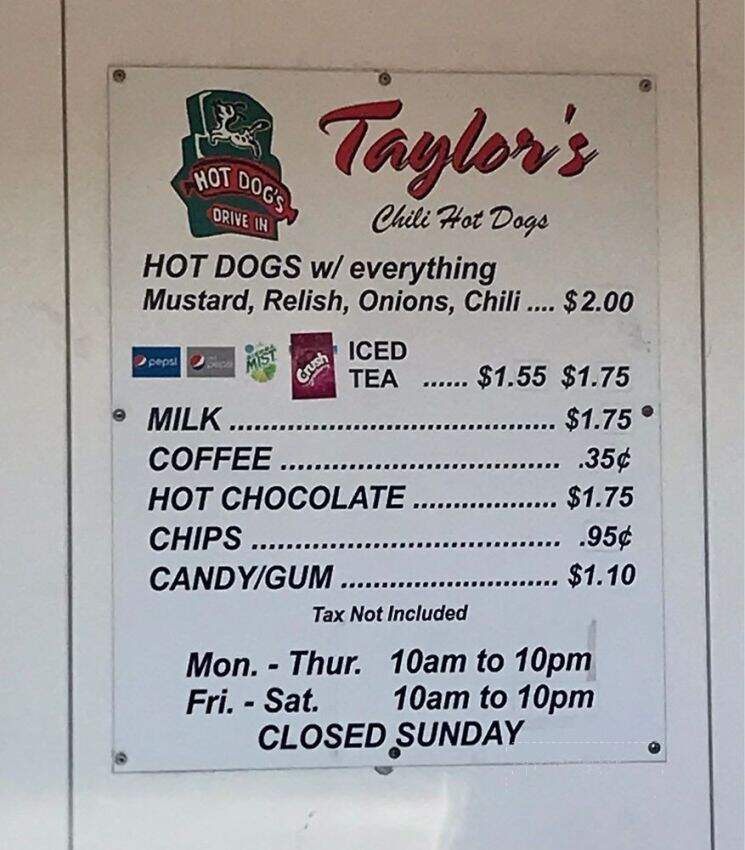 Taylor Brothers Hot Dog Stand - Visalia, CA