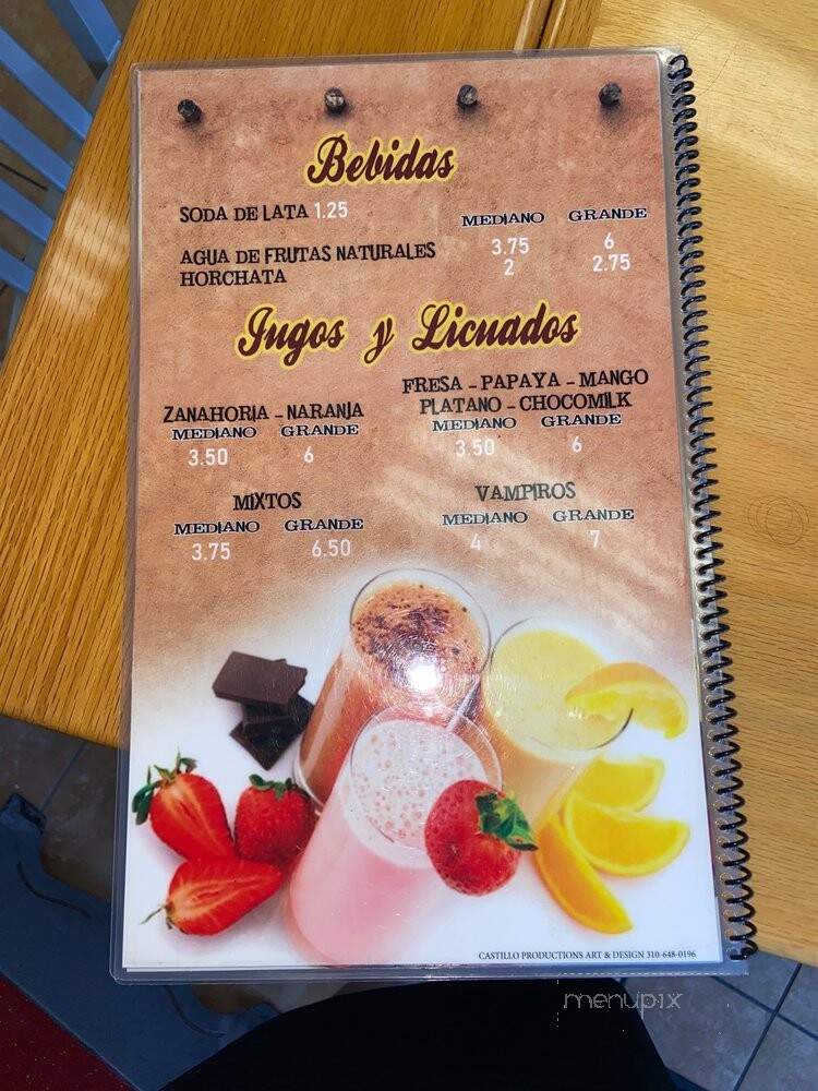 El Comalito - Inglewood, CA menu_pic