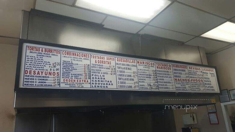 El Comalito - Inglewood, CA menu_pic