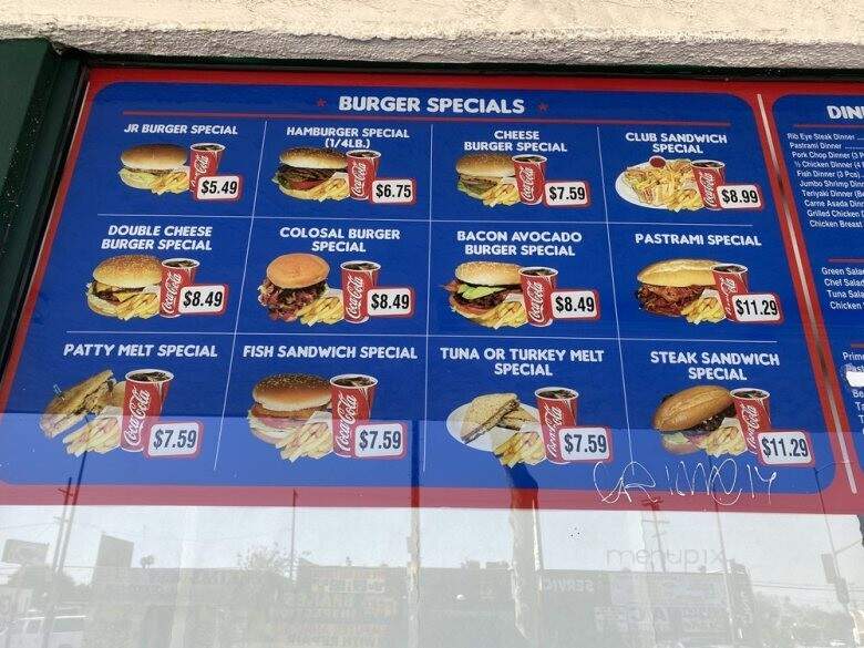 Primo Burgers - Los Angeles, CA menu_pic
