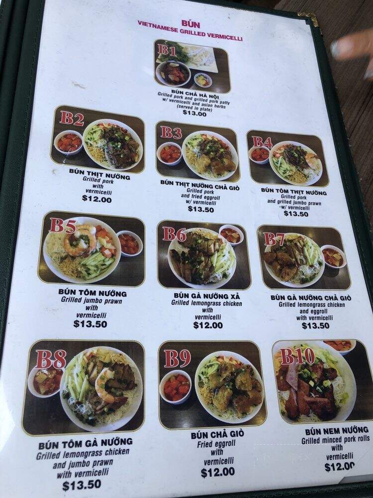 Pho Tau Bay Silver Creek - San Jose, CA menu_pic