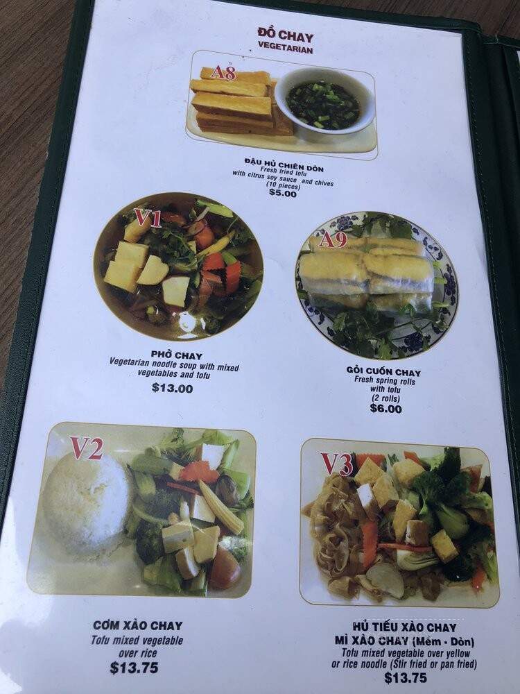 Pho Tau Bay Silver Creek - San Jose, CA menu_pic