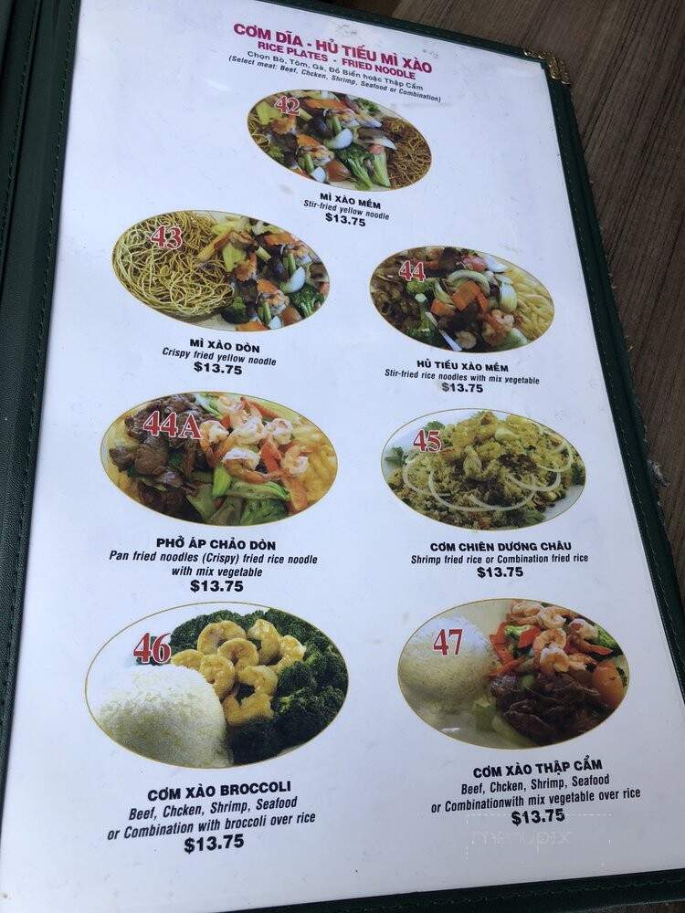 Pho Tau Bay Silver Creek - San Jose, CA menu_pic