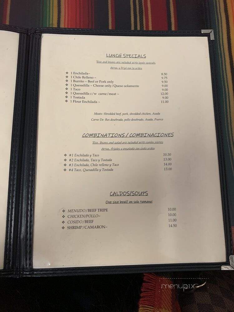 Campesino Cafe - Stockton, CA menu_pic