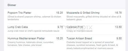 The E Spot - Fort Lauderdale, FL menu_pic