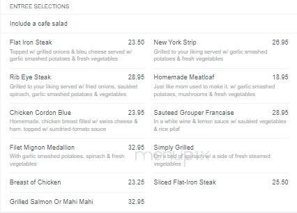 The E Spot - Fort Lauderdale, FL menu_pic