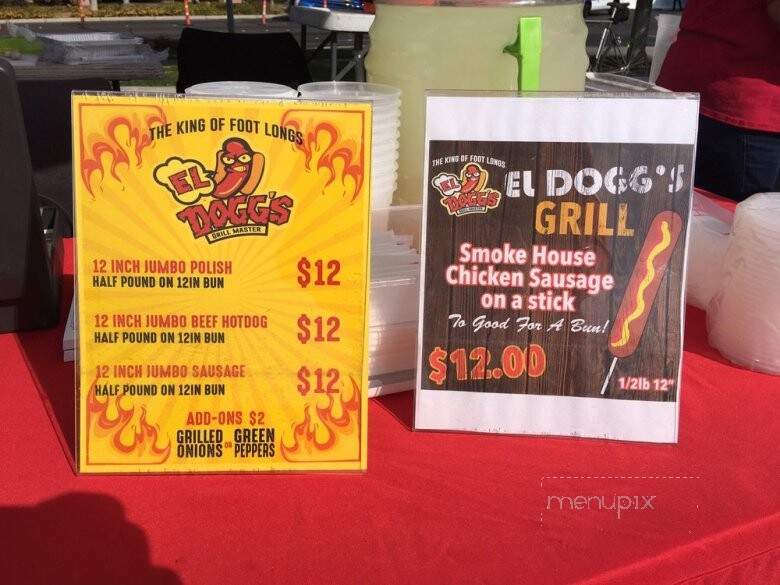 EL Dogg's Grill The king of foot longs - Henderson, NV menu_pic