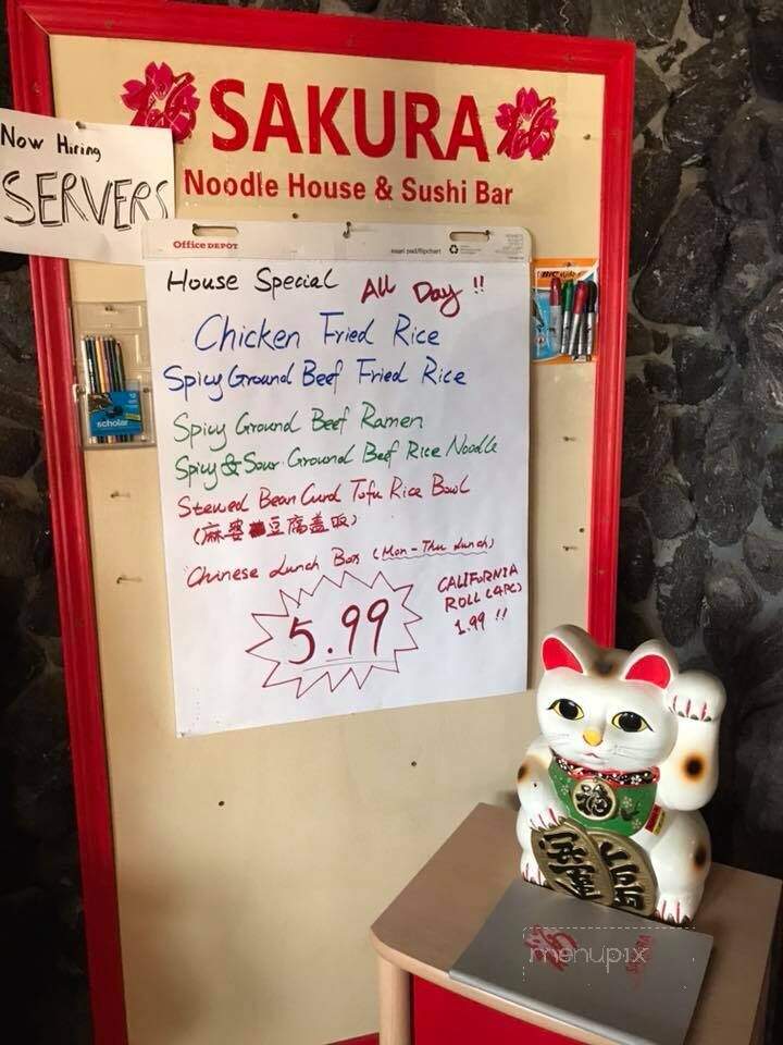 Sakura Noodle House & Sushi Bar - Lubbock, TX