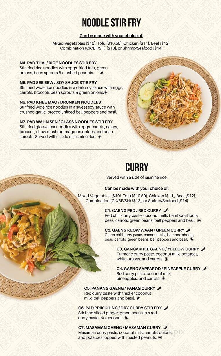 Thai Orchid Restaurant - Eau Claire, WI menu_pic