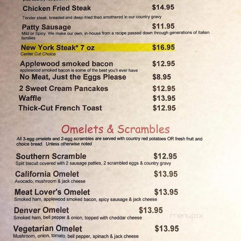 Hillcrest Restaurant and Taphouse - Antioch, CA menu_pic