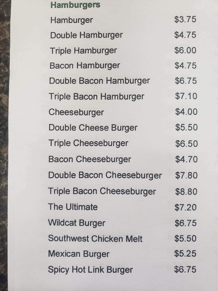 Dos Hermanas Burgers & Mexican Food - Chouteau, OK menu_pic