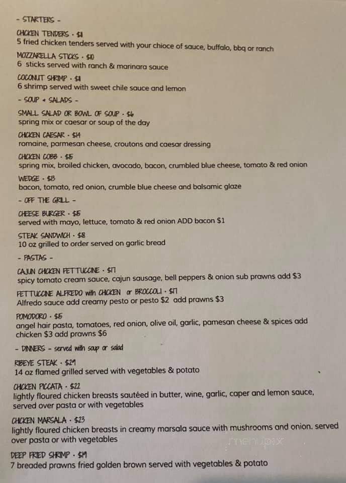Meat Market Grill - McCloud, CA menu_pic