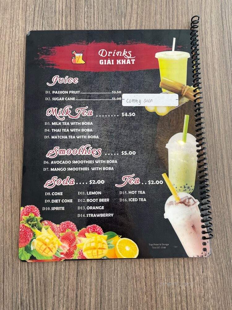 Yuma Pho - Yuma, AZ menu_pic