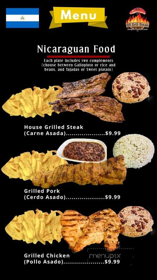 QS Grill Steak - Omaha, NE menu_pic