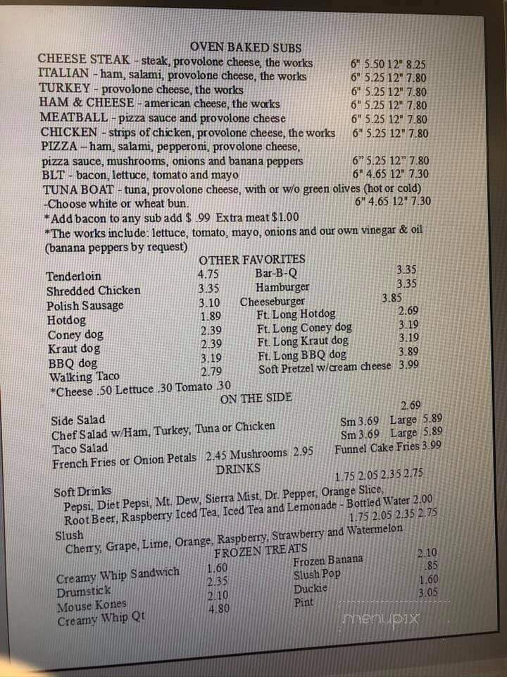 Kone Korner - Springfield, OH menu_pic