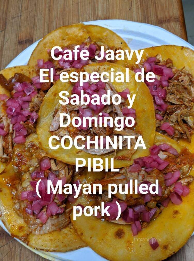 Cafe Jaavy - Fort Bragg, CA menu_pic