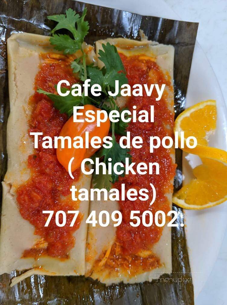 Cafe Jaavy - Fort Bragg, CA menu_pic