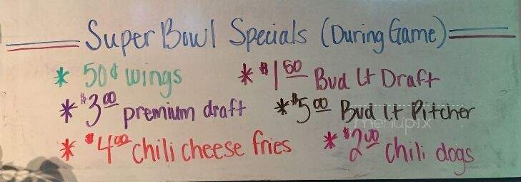 The 'Shoe - Willard, OH menu_pic