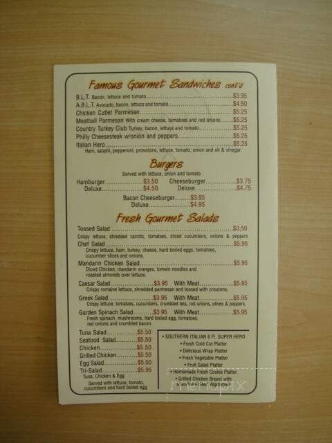 Vic's Premium Bagels - Lodi, NJ menu_pic