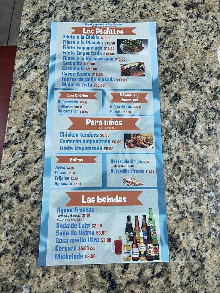 Mariscos El Viejito - Sun Valley, CA menu_pic