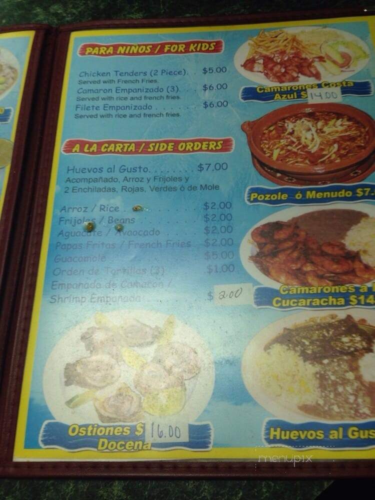 Mariscos El Viejito - Sun Valley, CA menu_pic