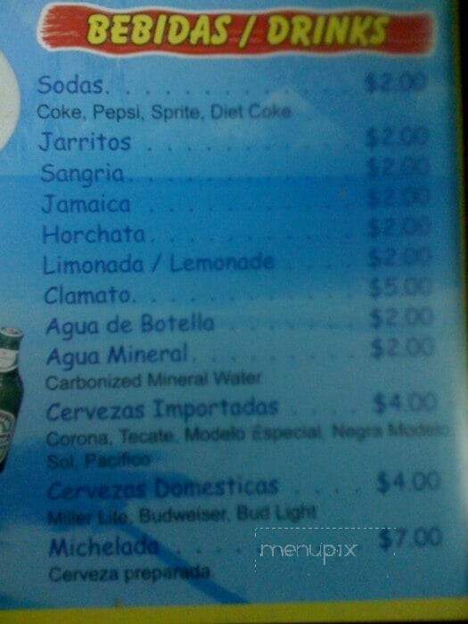 Mariscos El Viejito - Sun Valley, CA menu_pic
