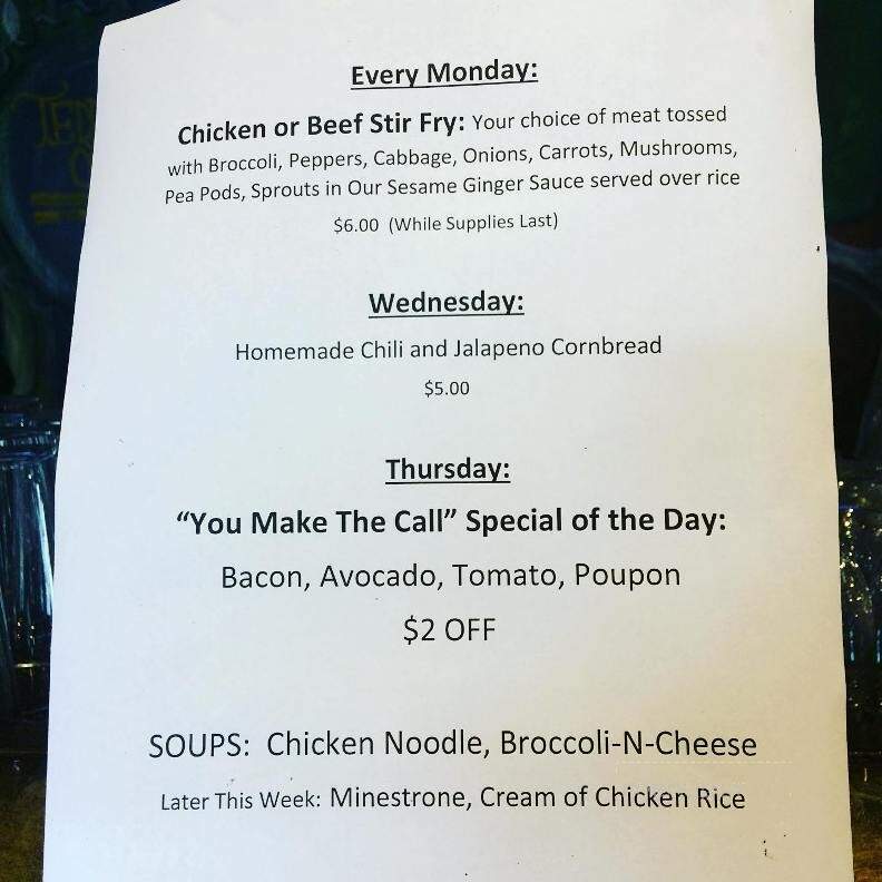 Teddy O'Brian's - Highwood, IL menu_pic