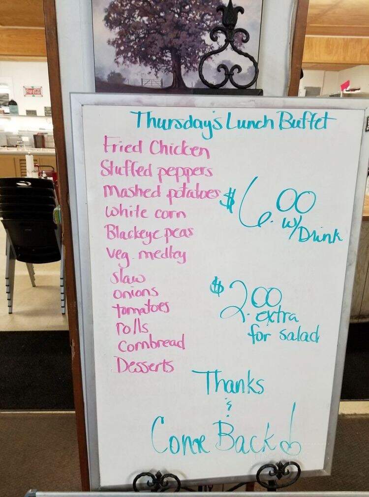 Reagan Cafe - Reagan, TN menu_pic