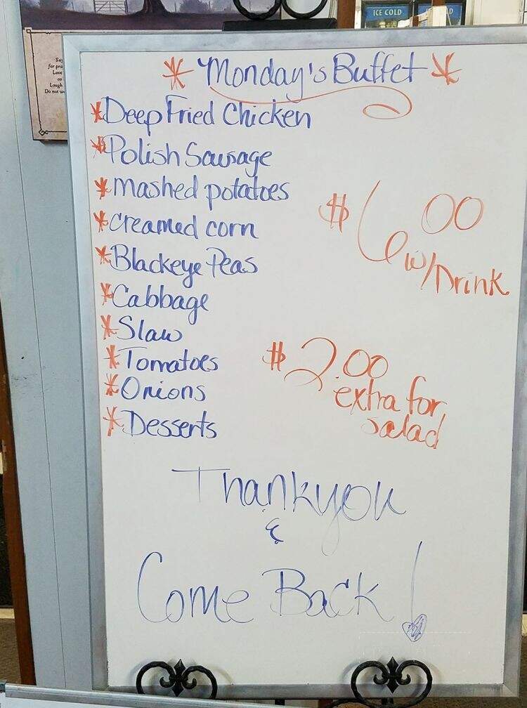 Reagan Cafe - Reagan, TN menu_pic