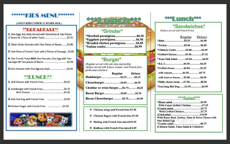 895 Meriden Road Diner - Waterbury, CT menu_pic