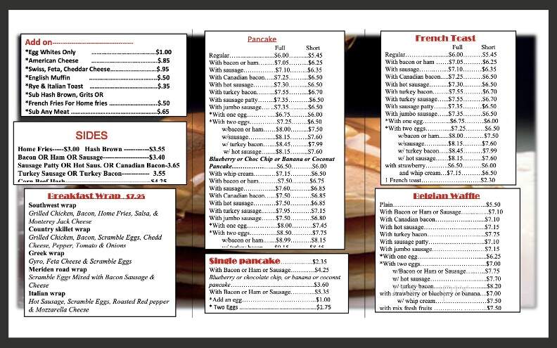 895 Meriden Road Diner - Waterbury, CT menu_pic