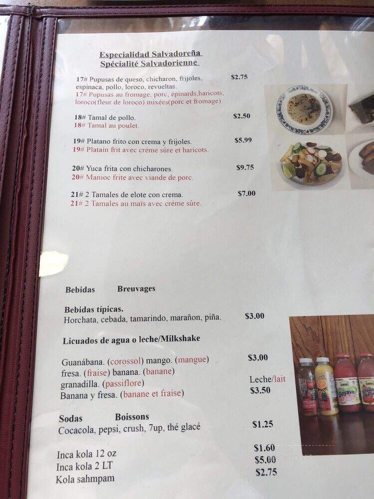 Restaurant Las Palmas - Montreal, QC menu_pic