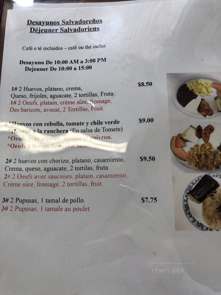 Restaurant Las Palmas - Montreal, QC menu_pic